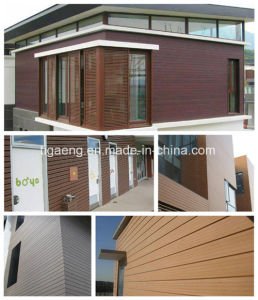 Tuile &agrave; extr&eacute;mit&eacute; &eacute;lev&eacute; de rev&ecirc;tement de mur de la d&eacute;coration ext&eacute;rieure et int&eacute;rieure Material/WPC