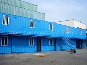 casa plegable de la casa prefabricada del bajo costo de la casa del envase de los 20/40FT que expide