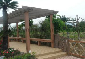 Pergola d&eacute;coratif mat&eacute;riel neuf de WPC pour l'Europe et l'Am&eacute;rique du Nord