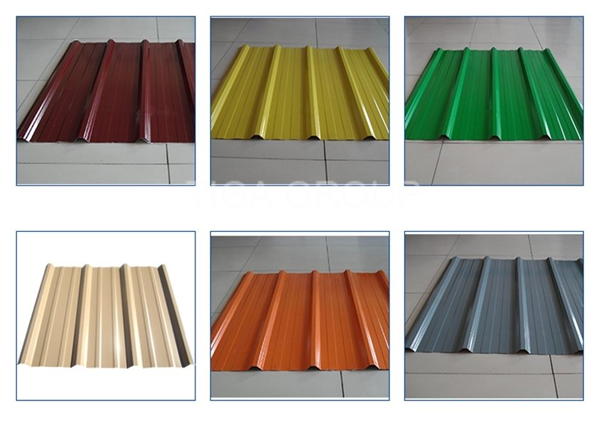 Details about   Box Profile steel  Sheets agricultural buildings polyester .5mm 