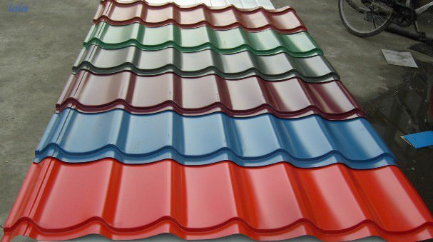 Ral Code Color Coated Galvanized Corrugated Steel Roofing Sheet