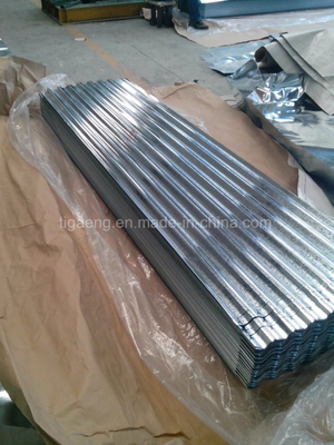 Top Level Corrugated/Trapezoidal Galvanized Steel Roofing Plate
