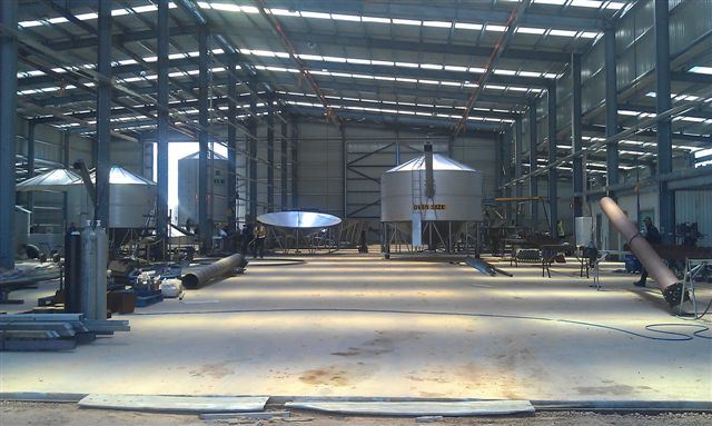 Reasonable Price Curved Roof Well Designed Steel Structure Godown