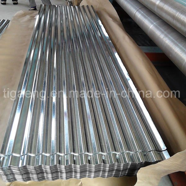 Water Wave Galvanized Metal Roofing/Trapezoidal Zinc Galvanized Roof Sheets