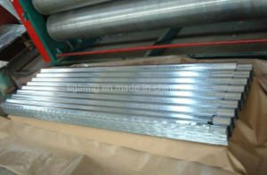 Placa de material para techos de acero galvanizada acanalada de gama alta de la buena calidad