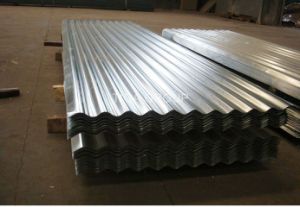 Material para techos acanalado galvanizado del metal de hojas del material para techos del acero/del hierro para Guyana