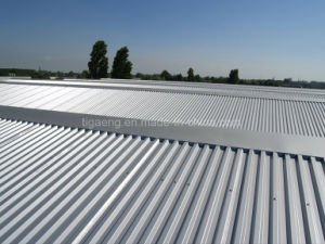 Material para techos acanalado del metal del Galvalume del palmo de Aluzinc de la hoja revestida larga de la azotea