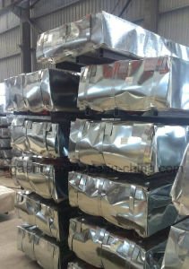 Cromato-Apaciguado y engras&oacute; el azulejo de material para techos de acero galvanizado acanalado en fr&iacute;o