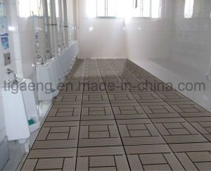 Suelo de interior resistente del resbal&oacute;n WPC de la superficie de la naturaleza para el cuarto de ba&ntilde;o/la cocina