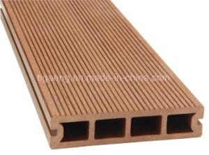 Suelo de madera del PE de WPC del Decking de la prueba anti impermeable del moho
