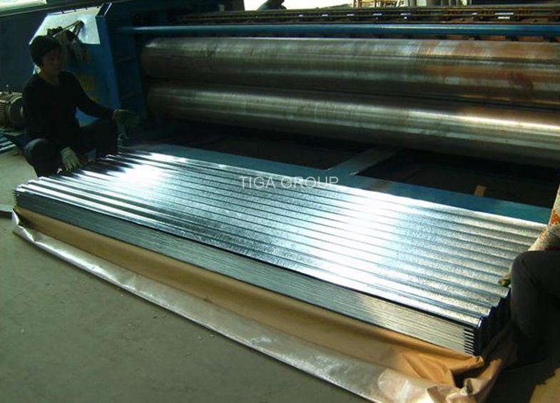 Corrugated Galvalume Metal Roofing Wave Aluzinc Steel Sheet for Roof