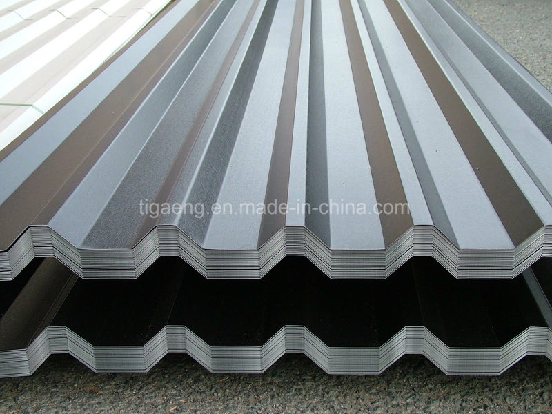 Trapezoidal Galvalume Roof Sheets T Profile Aluzinc Metal Roofing