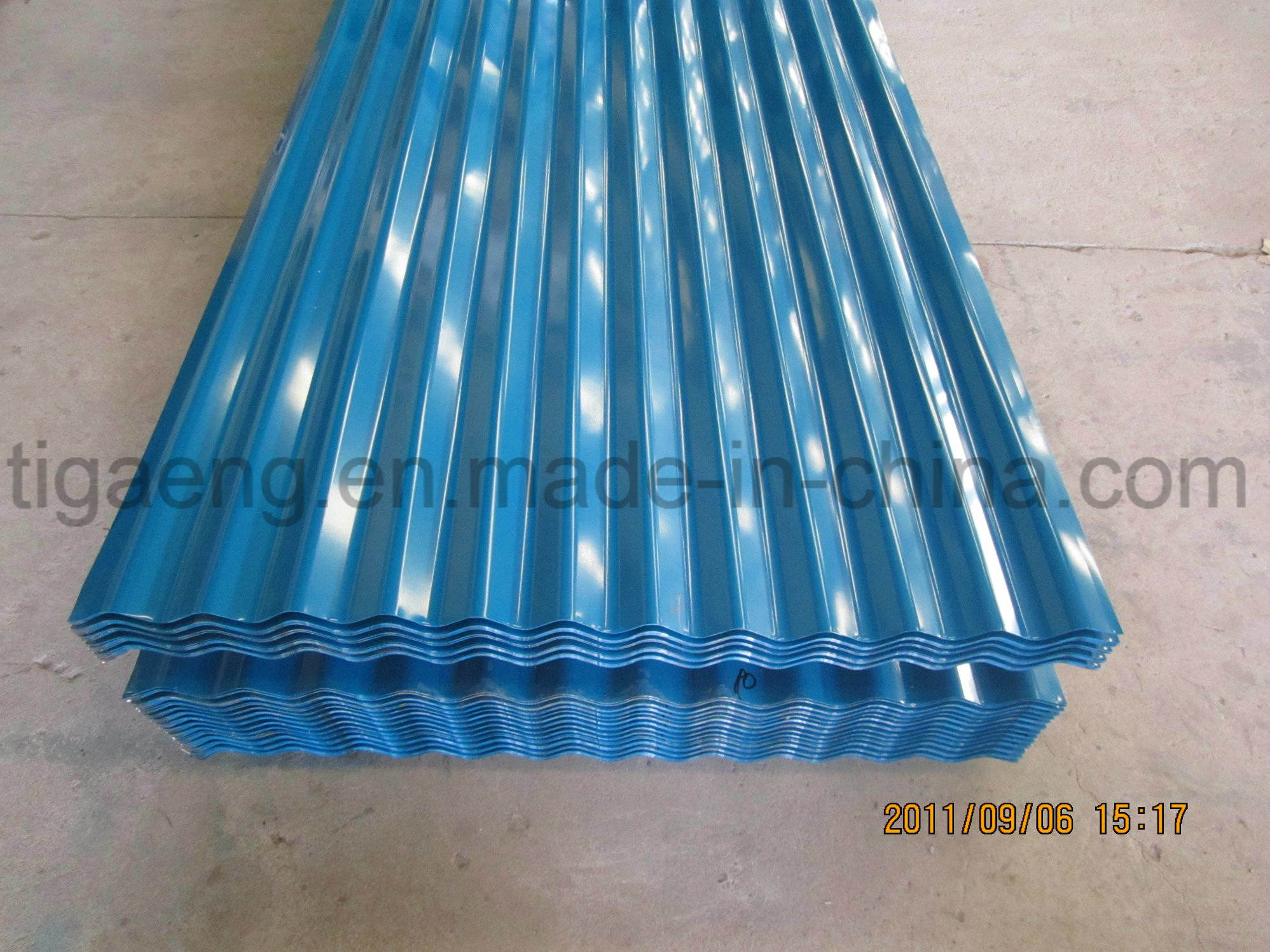 Simple Construction Good Quality Corrugated PPGI Steel Roofing Sheet
