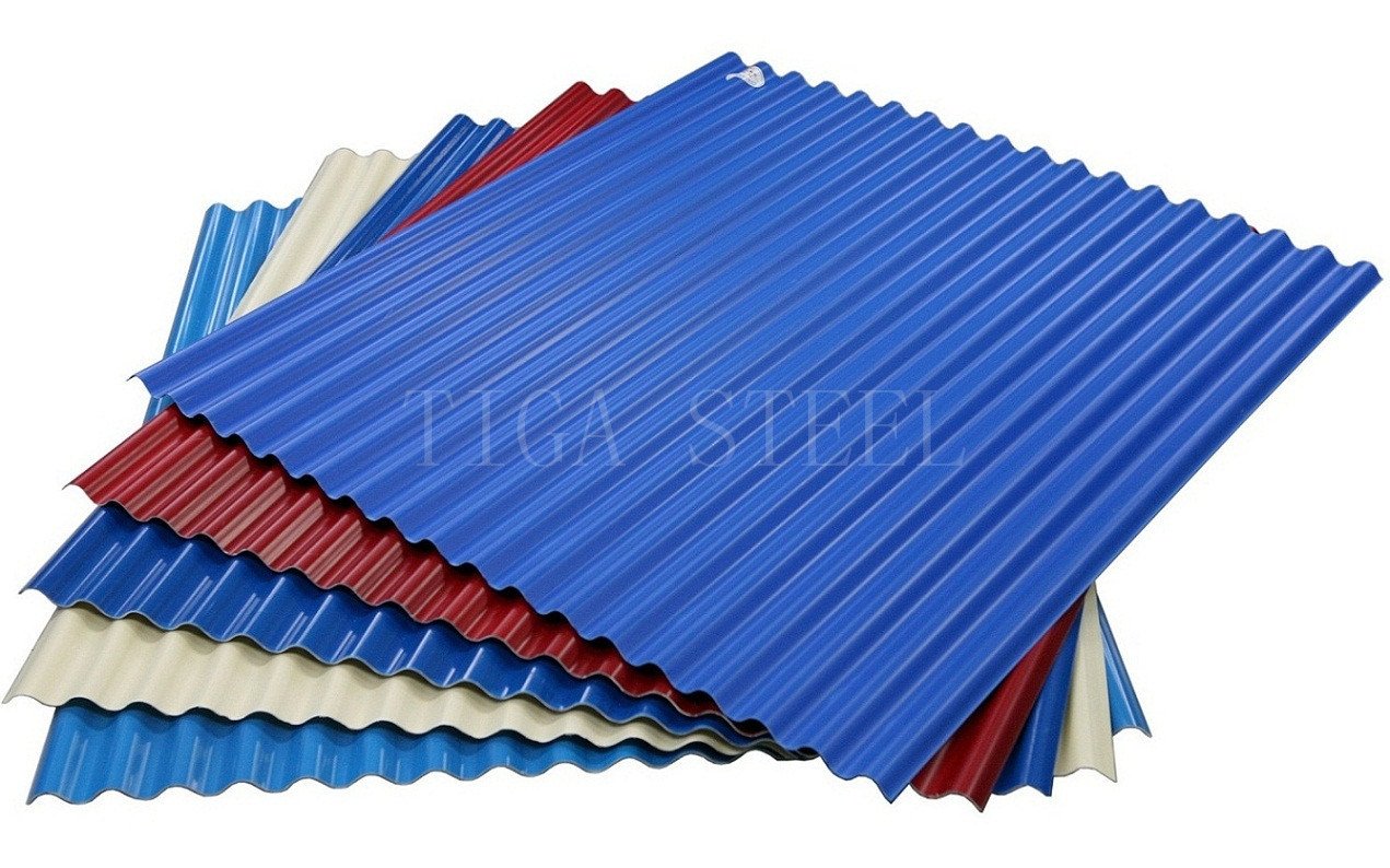 Red Metal Roofing Sheets Blue Color Coated Gi/Gl Sheets for Roof