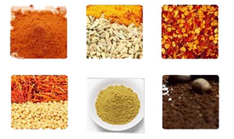 muestra seca del polvo