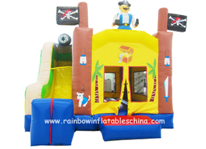 RB3020（4.5x4.5m） Inflatables Pirate Theme Bouncy Combo Jumping Bouncer Castle