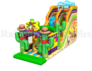 RB01022(7x6.5x5.5m) Inflatable castle with slide, Inflatable funcity for kids/ jumping bouncy