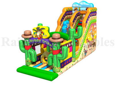 RB01022(7x6.5x5.5m) Inflatable castle with slide, Inflatable funcity for kids/ jumping bouncy