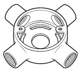 Extension Intersection Box (4 Way)
