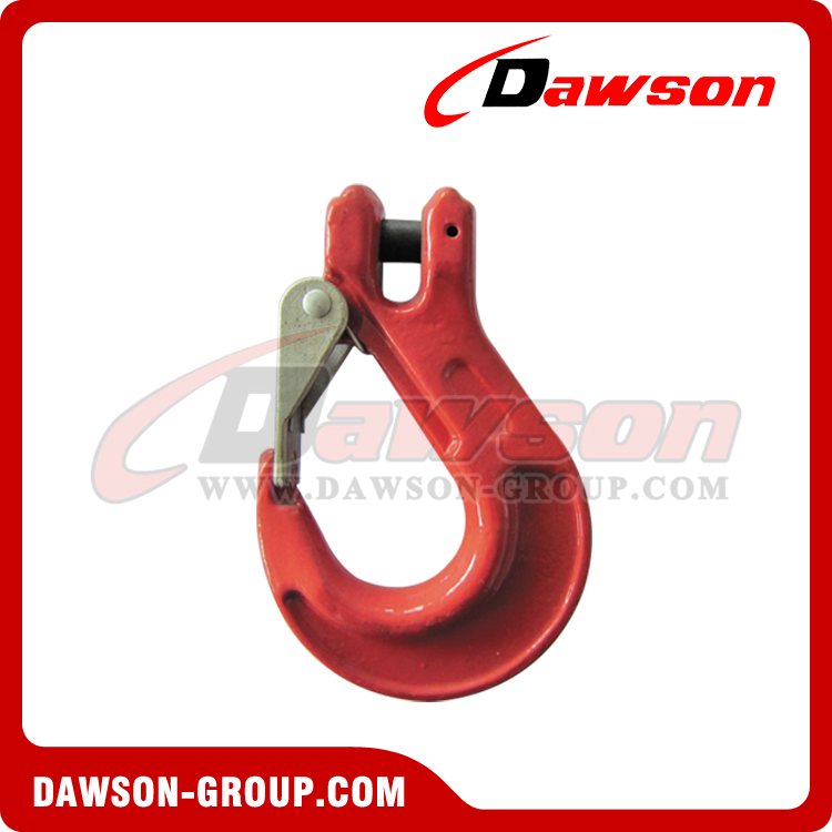 DS333 G80 CLEVIS SLING HOOK WITH CAST LATCH - DAWSON GROUP LTD. - CHINA MANUFACTURER SUPPLIER, FACTORY DS333 G80 GANCHO DE ESLINGA CON CIERRE FUNDIDO - DAWSON GROUP LTD.- FABRICANTE PROVEEDOR DE CHINA, FÁBRICA