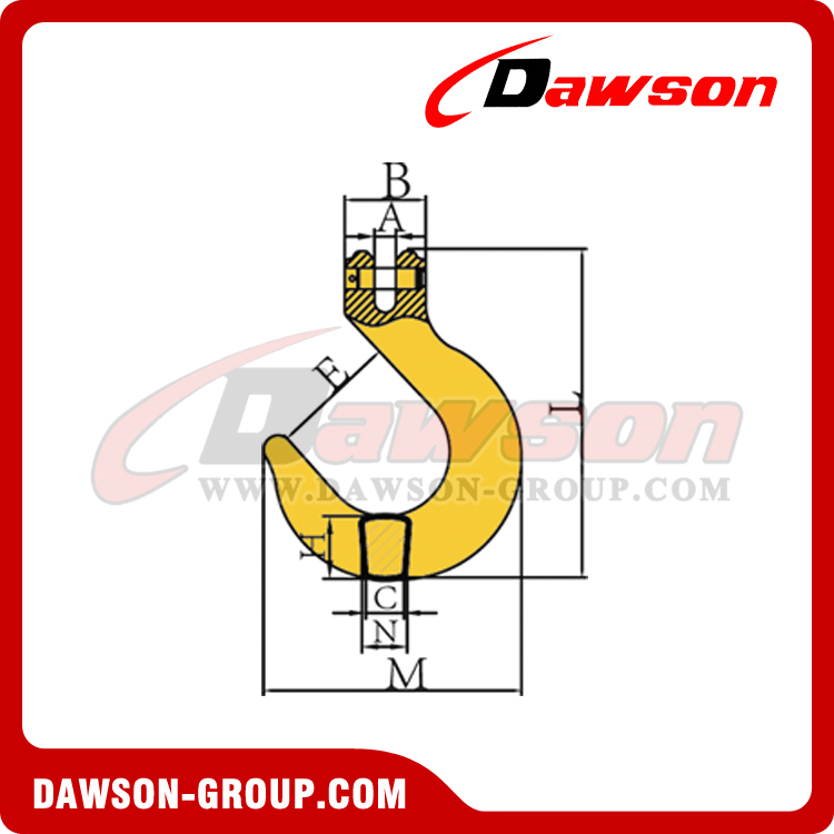 DS237 G80 GANCHO DE FUNDICI&Oacute;N DE HORQUILLA DAWSON-GROUP-LTD.-CHINA-SUPPLIER