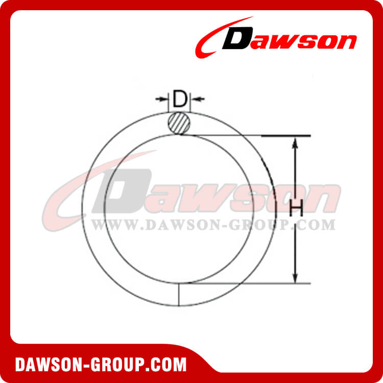 ANILLO REDONDO SOLDADO - DAWSON GROUP LTD.- FABRICANTE, PROVEEDOR, F&Aacute;BRICA DE CHINA