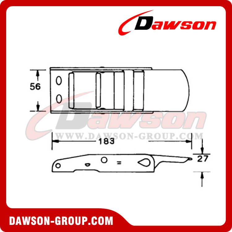 DSOCB13オーバーセンターバックル - 中国メーカーサプライヤー