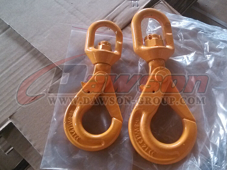 Gancho autoblocante giratorio con ojo G80 - Dawson Group Ltd. - F&aacute;brica de China