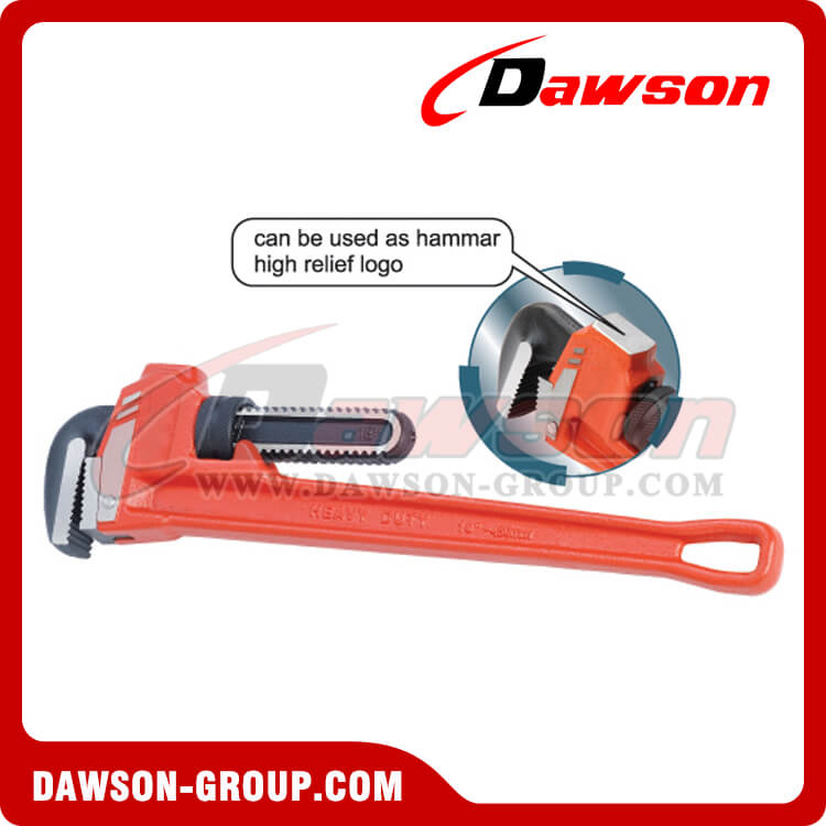 DSTD0512 Llave para tubos de servicio pesado Crv, herramientas de agarre para tubos 
