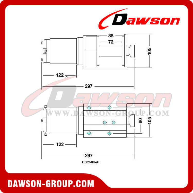 DG2500-AI の図面 (1) - 電動ウインチ - Dawson Group Ltd. - 中国メーカー、サプライヤー、工場、輸出者