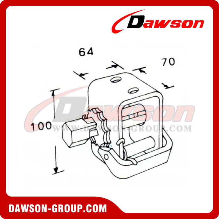 DSWN50501 B/S:5000KG/11000LBS Мини-лебедка для грузовых автомобилей, Крепежные лебедки