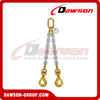 Eslinga de cadena de doble pierna de grado 80/Eslinga de cadena de doble pierna G80 para levantar y amarrar