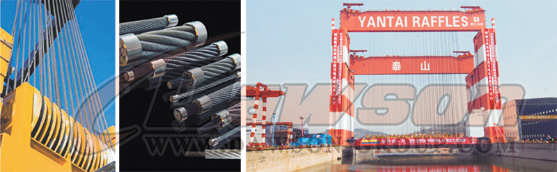 Aplicaci&oacute;n de cable de acero sin rotaci&oacute;n con construcci&oacute;n de muchas capas (35W &times; 7) - Dawson Group Ltd. - Fabricante, proveedor, f&aacute;brica y exportador de China