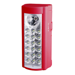 Rechargeable 19 LED camping light with torch