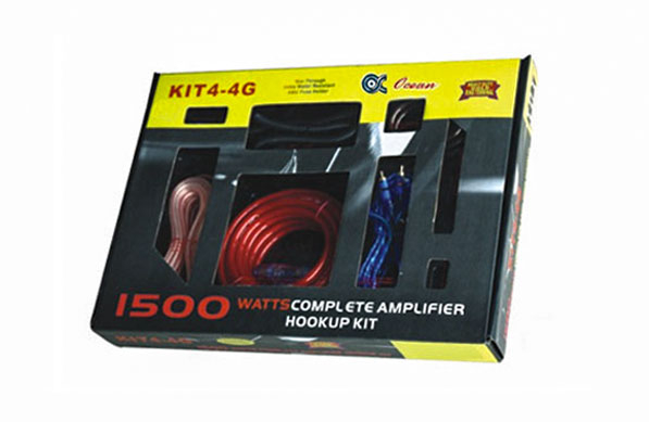 Kit audio del cableado del amplificador de la instalación del coche del kit del amperio del coche del alto grado 4GA CCA