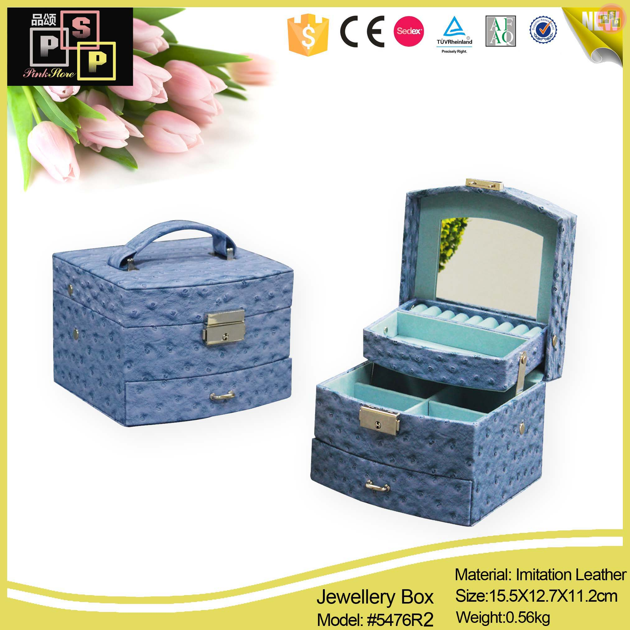 custom jewelry box manufacturers from China Manufacturer Leather
