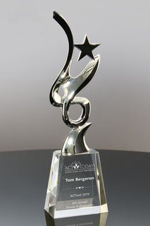 Star Trophies Stellar Chrome and Crystal Star Award
