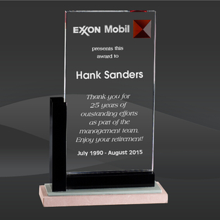 Red Slash Crystal Award (T-WPRT610)