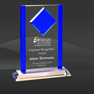 Blue Diamond Crystal Award (SCT-B3410)