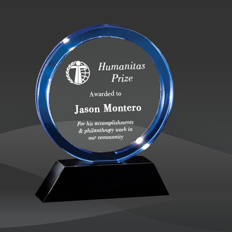 Blue Crystal Atlas Award (T-NATL909)