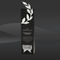 Victory Wreath Crystal Award (CIP-P64425BM, CIP-P64425BL)