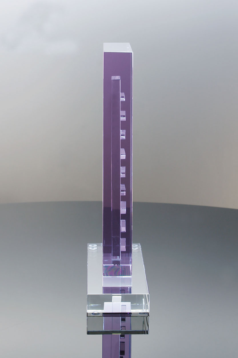 Amethyst Sydney Crystal Recognition Plaque Tower