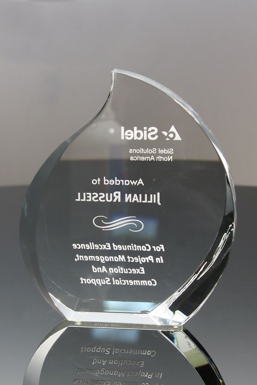 Atlantis Crystal Flame Commemorative Award