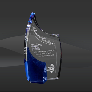 Blue Allure Crystal Award (CD-6765, CD-6766, CD-6767)