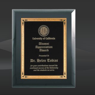 Black Mirror Glass Plaque (J-GMR79BK)