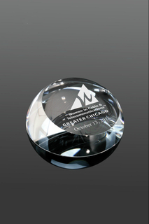 Dome Crystal Paperweight Gift (#5637)