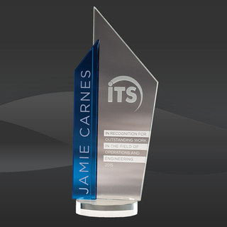 Blue Skape Crystal Award (JC-2349BLU, JC-2350BLU, JC-2351BLU)