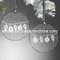 Personalized Round Crystal Glass Gift for Christmas Ornament