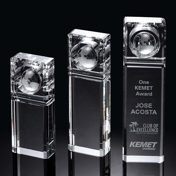 Standing Star Tower Crystal Award for Employee Trophies (#2028)