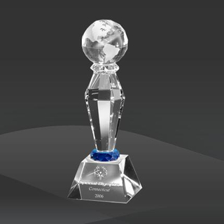 Global Supremacy Crystal Award (MPI-CR-A1070WS-9)